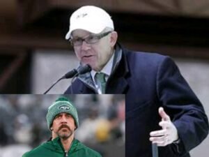 BREAKING: New York Jets team owner Woody Johnson announced the team's decision to keep quarterback Aaron Rodgers for upcoming seasons.