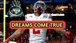GOOD NEWS: Ohio State Wide Receiver Emeka Egbuka Set to Join New York Jets, Reuniting with Garrett Wilson.
