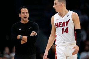 BREAKING NEWS: “He Walked Into My Office Talking About Joining the Warriors” — Erik Spoelstra Heartbroken as Tyler Herro Set to Leave Miami to Reunite With Jimmy Butler at Golden State.